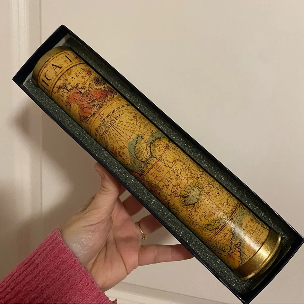 Vintage L’Optique by Van Cort Teleidoscope with map print - Picture 1 of 7
